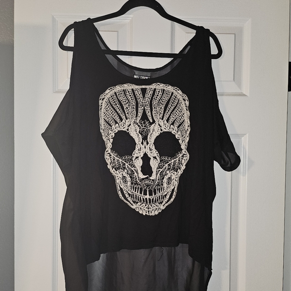 Skeleton Blouse - Hot Topic - Picture 2 of 6